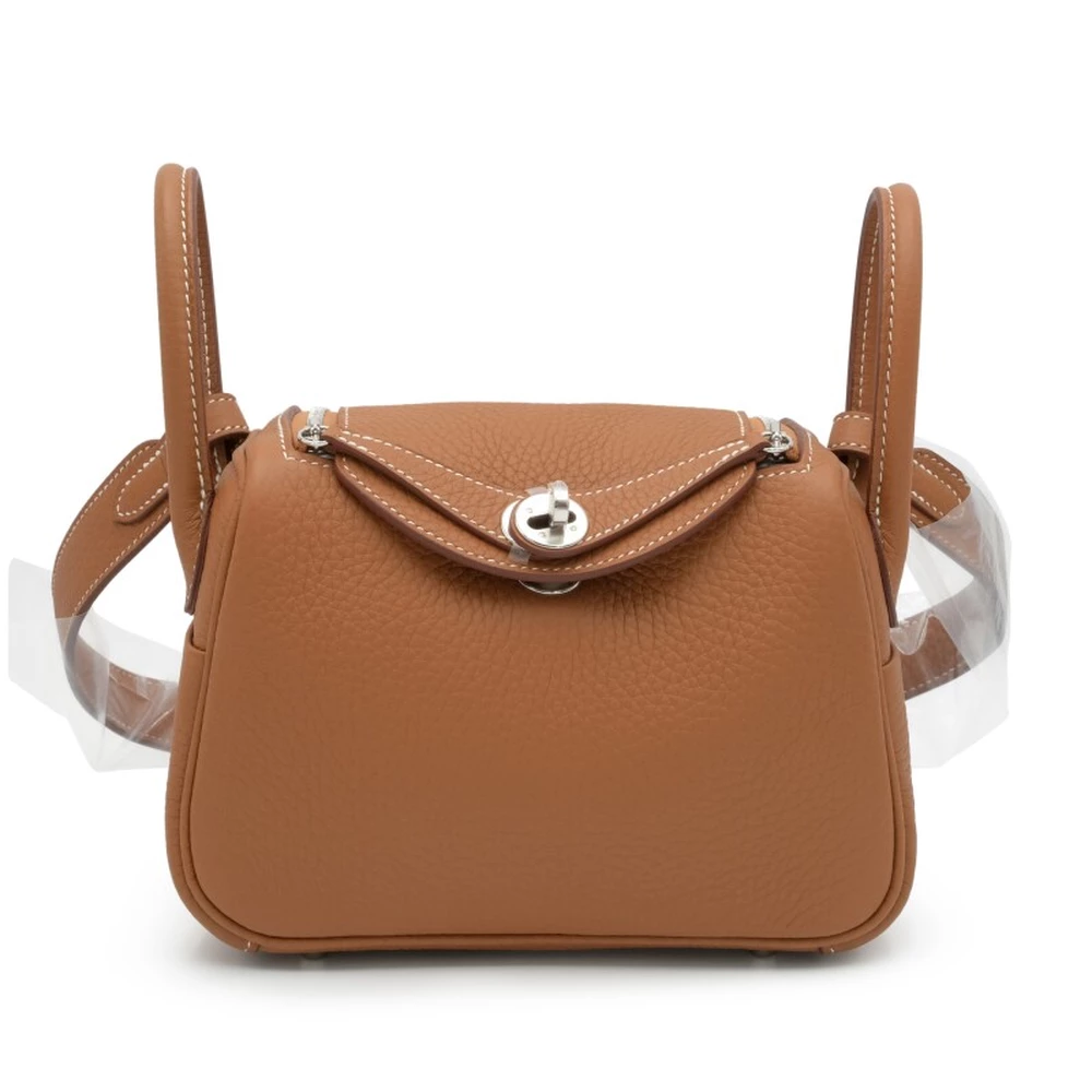 Premium Hermès Replica – Gold Clémence Mini Lindy II