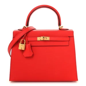 Premium Hermès Replica – Kelly 25 Sellier Rouge Casaque
