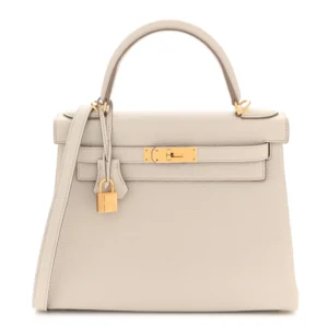 Premium Hermès Replica – Kelly 28 Retourne Togo Beton