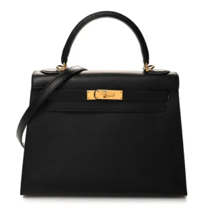 Premium Hermès Replica - Kelly 28 Sellier Epsom Black