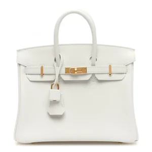 Premium Hermès Replica - Swift Birkin 25 New White | Top Tier