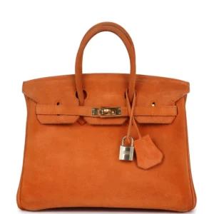 Vintage Birkin 25 Orange Doblis - Premium Replica