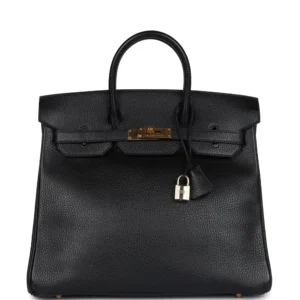 Vintage Hermès HAC Birkin 32 Black Ardennes - 1:1 Replica